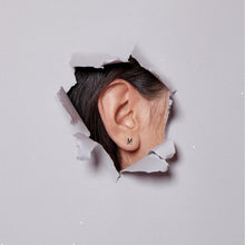 Mini Diamond Letter Stud Earrings-S24