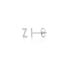 Mini Diamond Letter Stud Earrings-S24