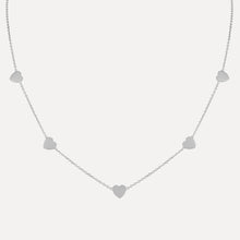 Mini Mini Hearts Station Necklace-S24