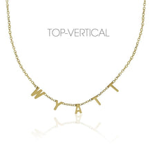 Mini Mini Letter Necklace (Custom)-S24