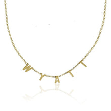 Mini Mini Letter Necklace (Custom)-S24