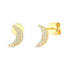 Moon Stud Earrings-S24