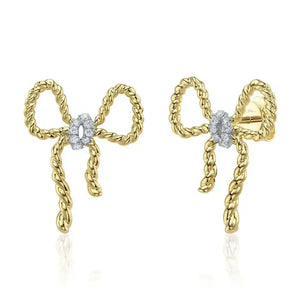 Open Bow Earrings-S24