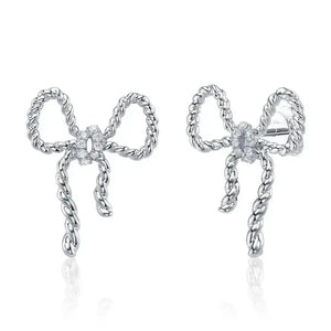 Open Bow Earrings-S24