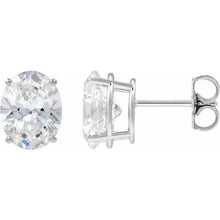 Oval Lab Diamond Studs-S24