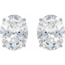 Oval Lab Diamond Studs-S24