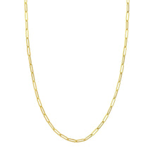Paperclip Light Chain Necklace-S24