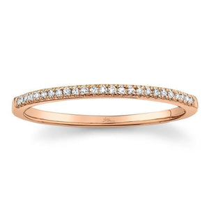 Pave Diamond Halfway Band-S24