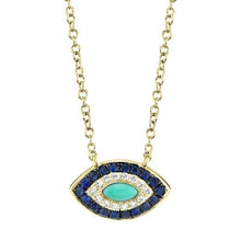 Petite Evil Eye Necklace-S24