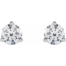 Round Lab Diamond Studs