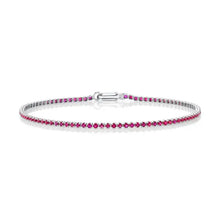 Ruby Micro Tennis Bracelet-S24