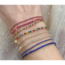 Ruby Micro Tennis Bracelet-S24