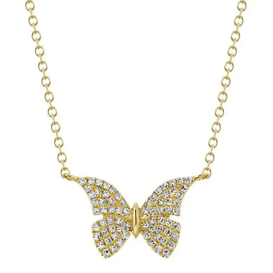 Single Butterfly Necklace-S24
