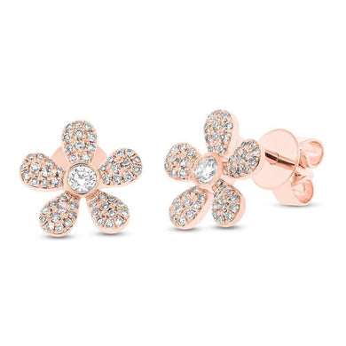 Small Flower Stud Earrings-S24