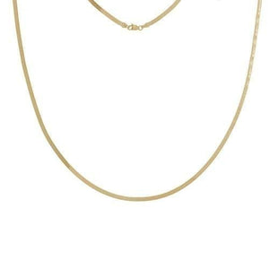 Small Herringbone Chain Necklace-S24