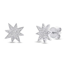 Small Starburst Stud Earrings-S24