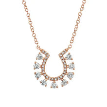 Spiked Horseshoe Necklace-S24