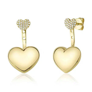 Split Hearts Earrings-S24