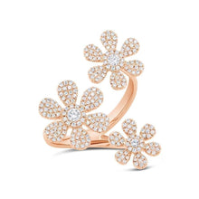 Split Three Flower Ring-S24