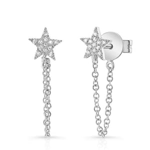 Star Chain Earrings-S24