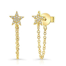 Star Chain Earrings-S24