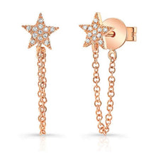 Star Chain Earrings-S24