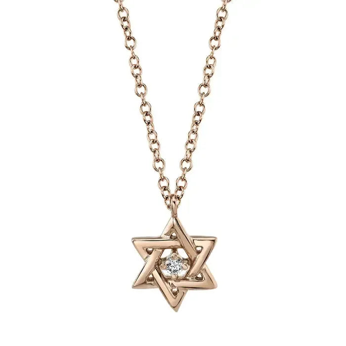 Star of David Necklace-S24