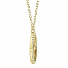 The Ribbed Circle Pendant Necklace-S24