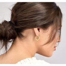 Thick Twisted Hoop Earrings-S24