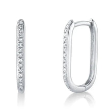 Thin Diamond Link Earrings-S24