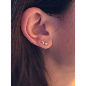 Three Star Earrings-S24
