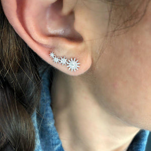 Three Star Earrings-S24