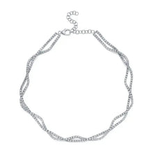 Twisted Tennis Necklace-S24